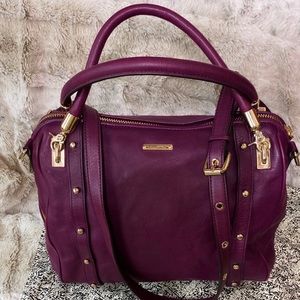 REBECCA MINKOFF BERRY CUPID STUDDED CONVERTIBLE SATCHEL BAG BEAUTIFUL BAG